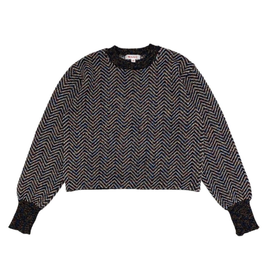 売上実績NO.1 【M A S MASU SWEATER」キャンディーニットセーター U