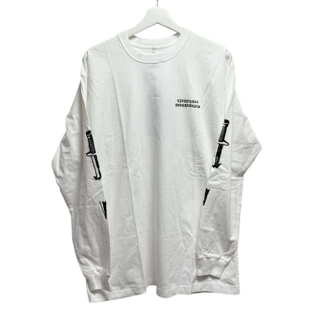 NEIGHBORHOOD×UNDEFEATED ネイバーフッド アンディフーティッド 21SS SOMEDAY L/S TEE 211PCUFN-LT01S プリントカットソー ロングスリーブTシャツ L 14070