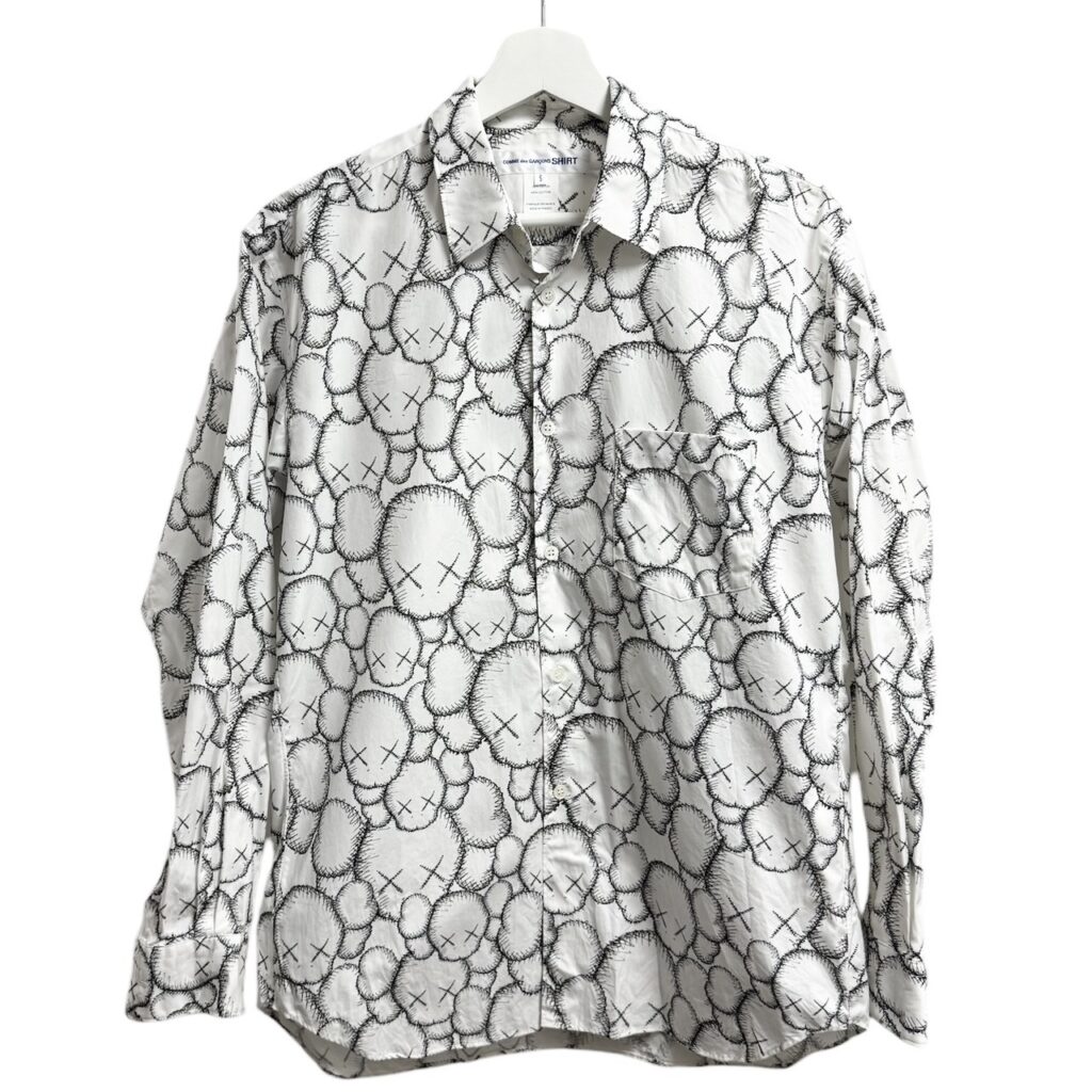 COMME des GARCONS SHIRT コムデギャルソンシャツ 21AW KAWS 総柄ドレスシャツ FH-B025 14116